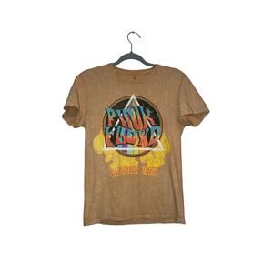 Pink Floyd Mineral Wash Graphic Band Tee London 1973 Size XS